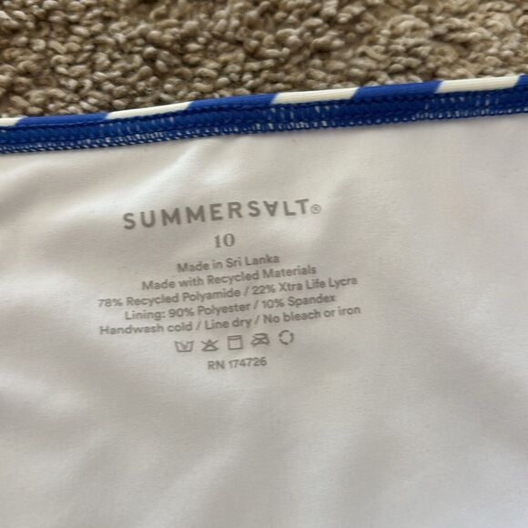 NWT Summersalt Diagonal Mid Rise Bottom SIZE 10 - Picture 2 of 4